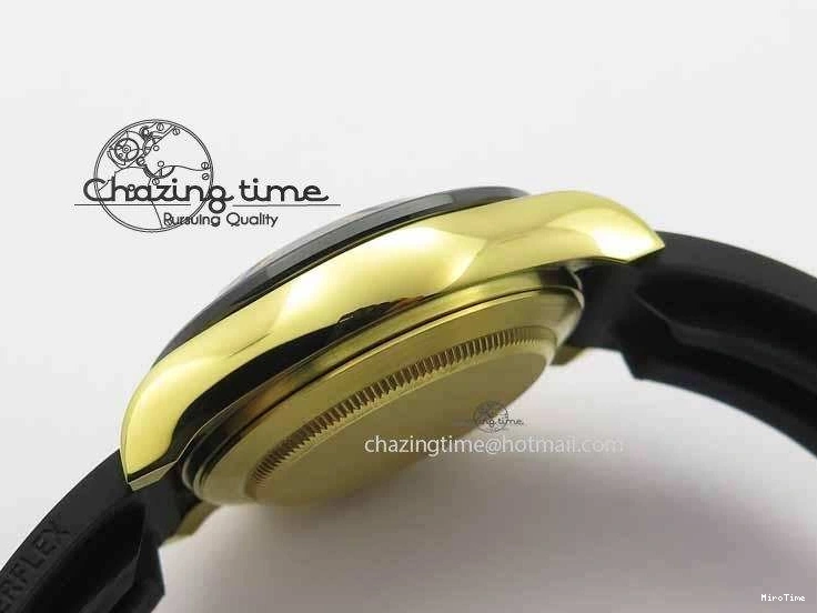 MiroTime 0417 Timeless Daytona YG 116518LN JH Best Edition White Dial On Rubber Strap A4130 (Free XS rubber strap) 3643